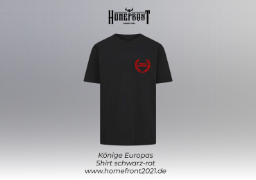 Könige Europas-Shirt- schwarz