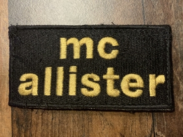 Klettaufnäher Mc Allister