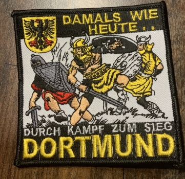 Aufnäher Dortmund Damals wie heute