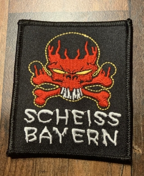 Aufnäher Scheiss Bayern
