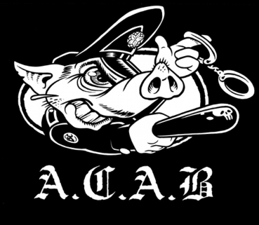 Aufnäher ACAB Schwein