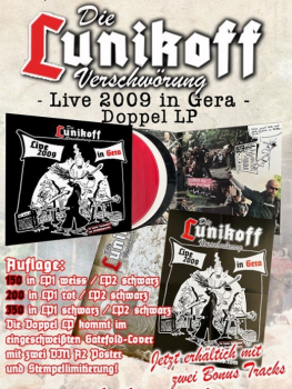 -Die Lunikoff Verschwörung - Live 2009 in Gera - Doppel LP