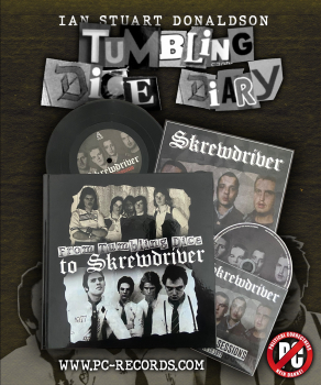 - „From Tumbling Dice to Skrewdriver Buch inkl. CD und Vinyl EP