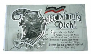 Fahne Vater ich rufe Dich