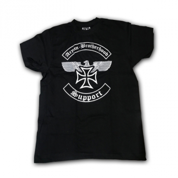 T-Shirt - AB "Adler Kreuz" Schwarz