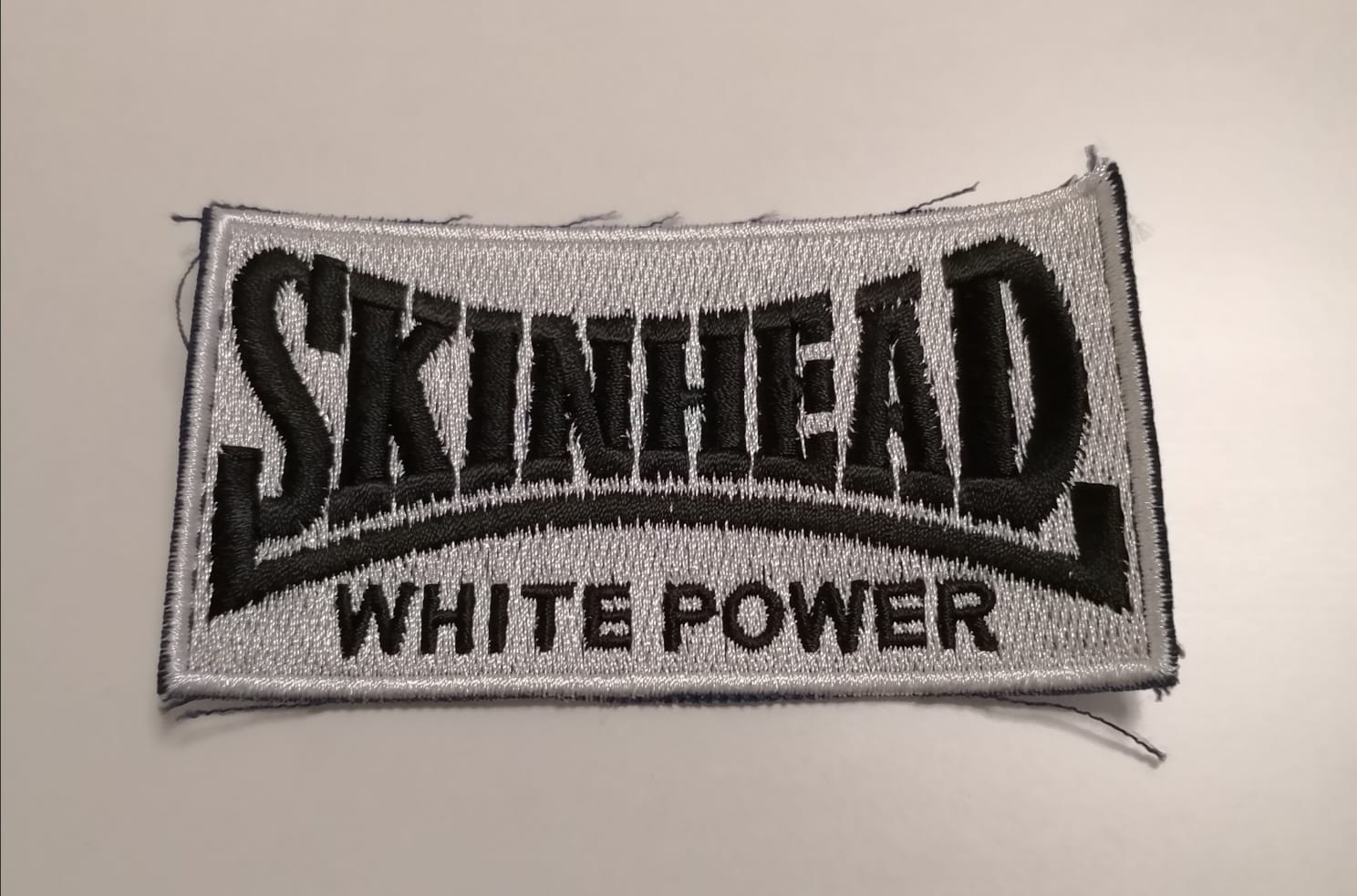 HeimdallVersand Aufnäher Skinhead White Power Weiß