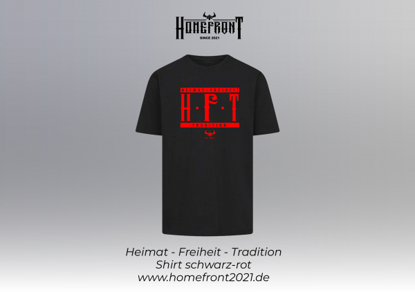 HFT-Shirt-schwarz/rot