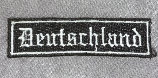 Aufnäher Deutschland eckig klein