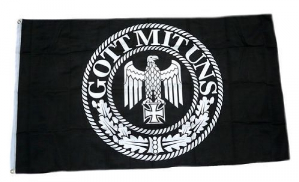 Fahne Gott mit uns