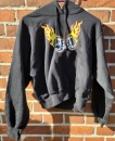 Cropped Hoodie Mädel  Billardkugel 8 gedruckt